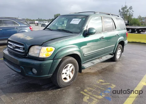 2002 Toyota Sequoia Limited V8 from USA, damaged, VIN 5TDZT38A52S088041